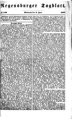 Regensburger Tagblatt Mittwoch 2. Juni 1875