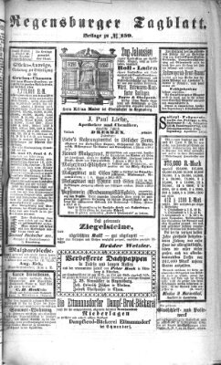 Regensburger Tagblatt Samstag 12. Juni 1875