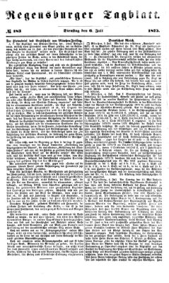 Regensburger Tagblatt Dienstag 6. Juli 1875