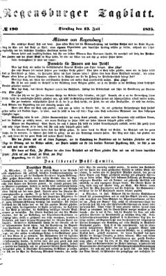 Regensburger Tagblatt Dienstag 13. Juli 1875