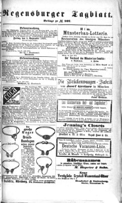 Regensburger Tagblatt Freitag 30. Juli 1875