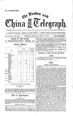 The London and China telegraph Montag 6. September 1875