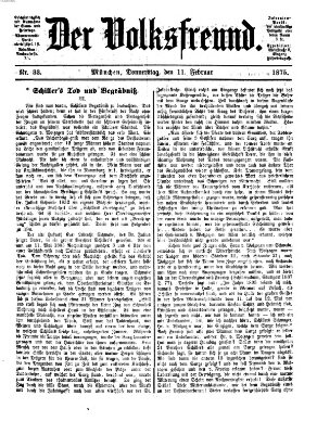 Der Volksfreund Donnerstag 11. Februar 1875