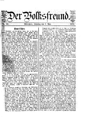 Der Volksfreund Sonntag 2. Mai 1875