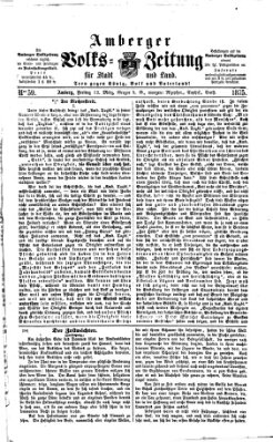 Amberger Volks-Zeitung für Stadt und Land Freitag 12. März 1875