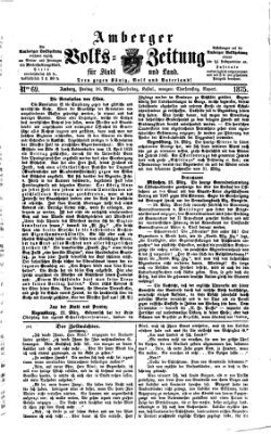 Amberger Volks-Zeitung für Stadt und Land Freitag 26. März 1875