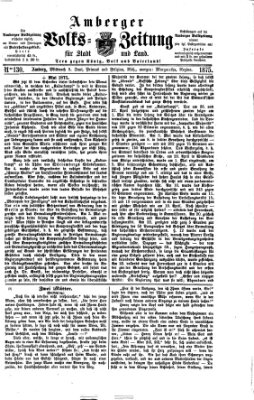 Amberger Volks-Zeitung für Stadt und Land Mittwoch 9. Juni 1875
