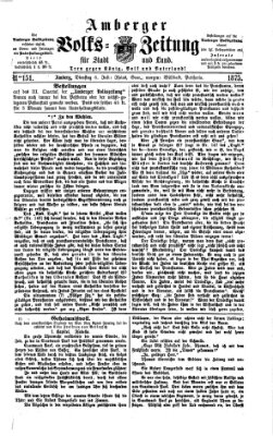 Amberger Volks-Zeitung für Stadt und Land Dienstag 6. Juli 1875