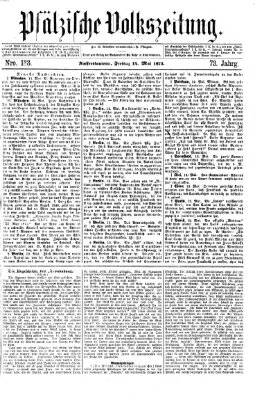 Pfälzische Volkszeitung Freitag 14. Mai 1875