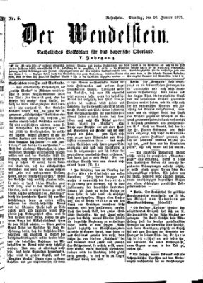 Wendelstein Samstag 16. Januar 1875