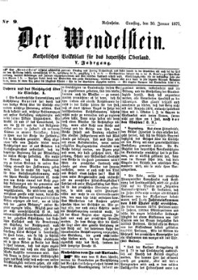 Wendelstein Samstag 30. Januar 1875