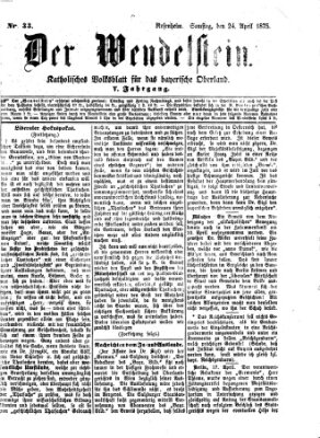 Wendelstein Samstag 24. April 1875