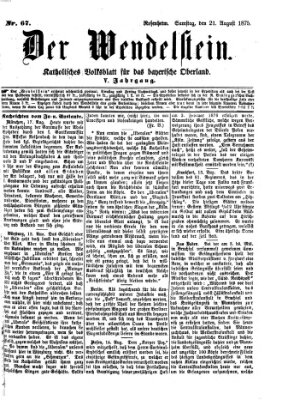 Wendelstein Samstag 21. August 1875