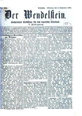 Wendelstein Mittwoch 8. September 1875