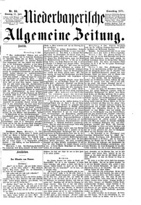 Niederbayerische allgemeine Zeitung Sonntag 11. Juli 1875