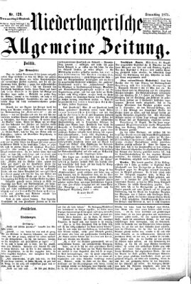 Niederbayerische allgemeine Zeitung Donnerstag 2. September 1875