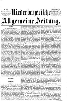 Niederbayerische allgemeine Zeitung Samstag 4. September 1875