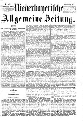 Niederbayerische allgemeine Zeitung Mittwoch 22. September 1875