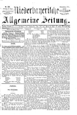 Niederbayerische allgemeine Zeitung Dienstag 21. Dezember 1875