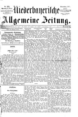 Niederbayerische allgemeine Zeitung Samstag 25. Dezember 1875