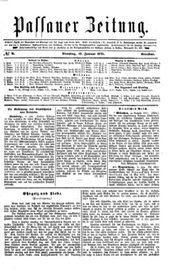 Passauer Zeitung Dienstag 12. Januar 1875