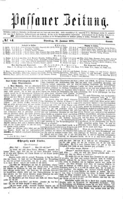 Passauer Zeitung Dienstag 19. Januar 1875