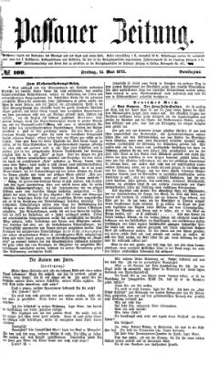 Passauer Zeitung Freitag 14. Mai 1875