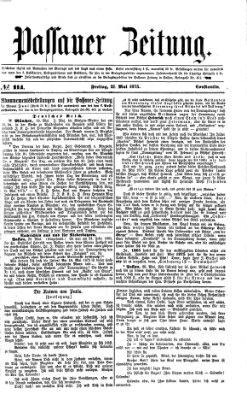 Passauer Zeitung Freitag 21. Mai 1875