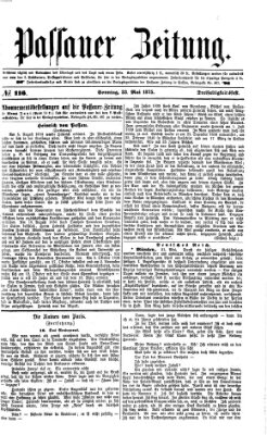 Passauer Zeitung Sonntag 23. Mai 1875