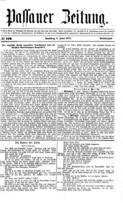 Passauer Zeitung Samstag 5. Juni 1875