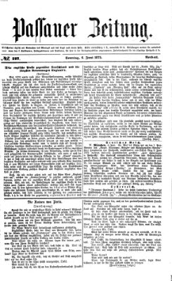 Passauer Zeitung Sonntag 6. Juni 1875