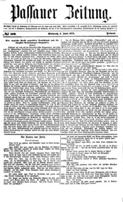 Passauer Zeitung Mittwoch 9. Juni 1875
