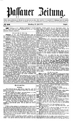 Passauer Zeitung Dienstag 13. Juli 1875