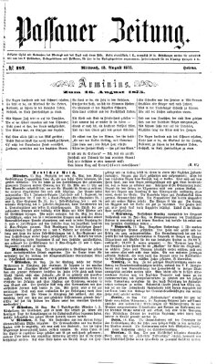 Passauer Zeitung Mittwoch 18. August 1875