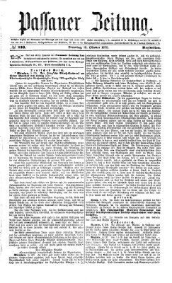 Passauer Zeitung Dienstag 12. Oktober 1875