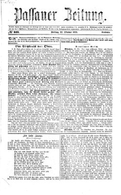 Passauer Zeitung Freitag 22. Oktober 1875