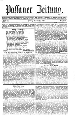 Passauer Zeitung Freitag 29. Oktober 1875