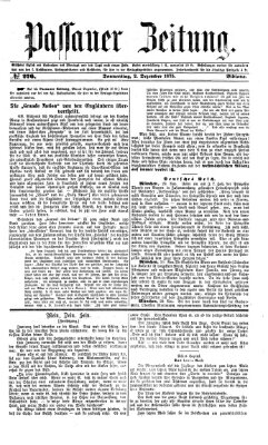 Passauer Zeitung Donnerstag 2. Dezember 1875