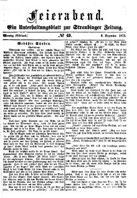 Feierabend (Straubinger Zeitung) Montag 6. Dezember 1875