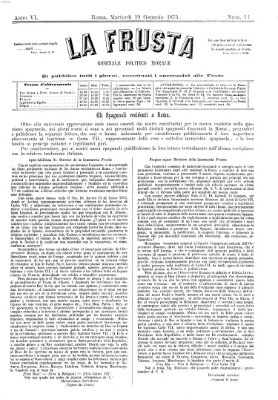 La frusta Dienstag 19. Januar 1875