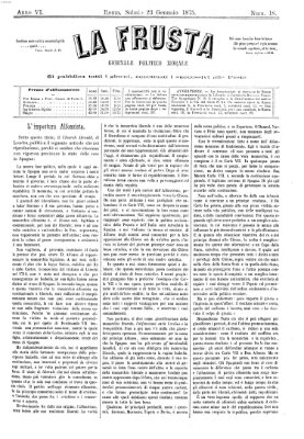 La frusta Samstag 23. Januar 1875