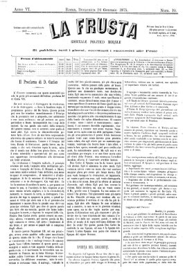 La frusta Sonntag 24. Januar 1875