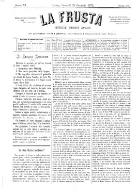 La frusta Freitag 29. Januar 1875