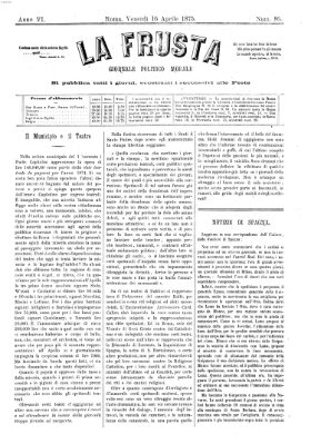 La frusta Freitag 16. April 1875