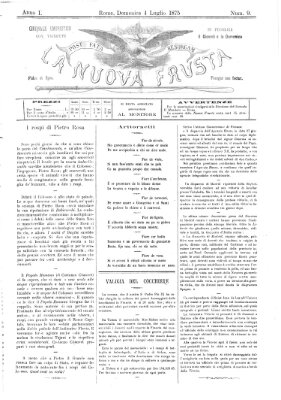 La nuova frusta (La frusta) Sonntag 4. Juli 1875