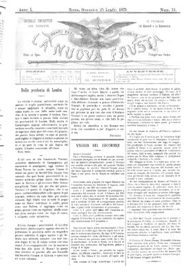 La nuova frusta (La frusta) Sonntag 25. Juli 1875