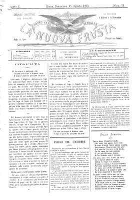 La nuova frusta (La frusta) Sonntag 15. August 1875