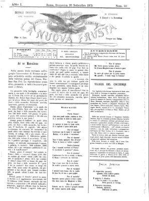 La nuova frusta (La frusta) Sonntag 26. September 1875