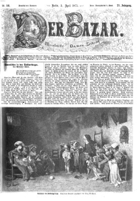 Der Bazar Montag 5. April 1875