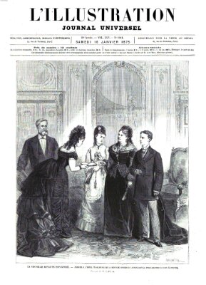 L' illustration Samstag 16. Januar 1875